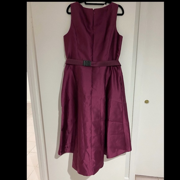 Be by CHETTA B Sleeveless Belted Evening Gown - Picture 2 of 6